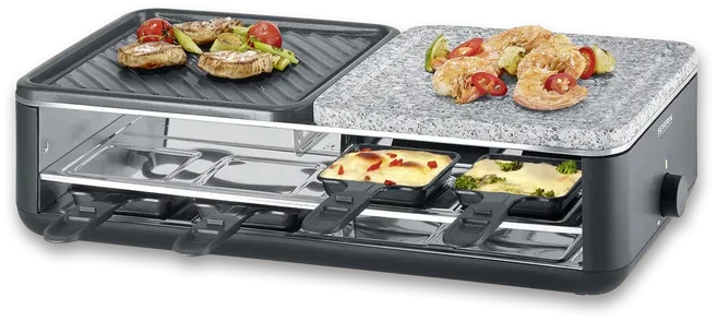 Severin RG 2366 Black Line Lite Naturstein Raclette
