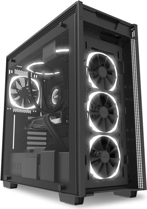 NZXT Aer RGB 2 Starter Kit, Matte Black, schwarz, LED-Steuerung, 120mm, 2er-Pack