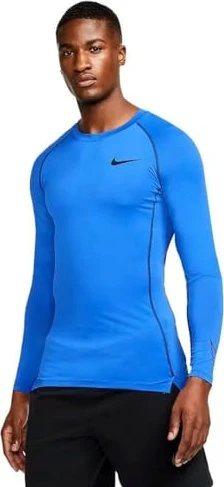 Nike Pro Dri-FIT Funktionsshirt langarm game royal/black (Herren)
