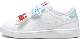 Puma Smash 3.0 Badges puma white/safe lake/red fire (Junior)