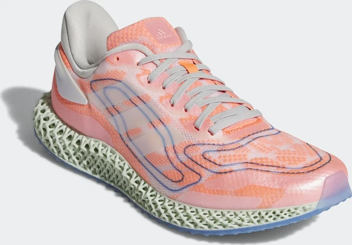 adidas 4D Run 1.0 cloud white/signal coral