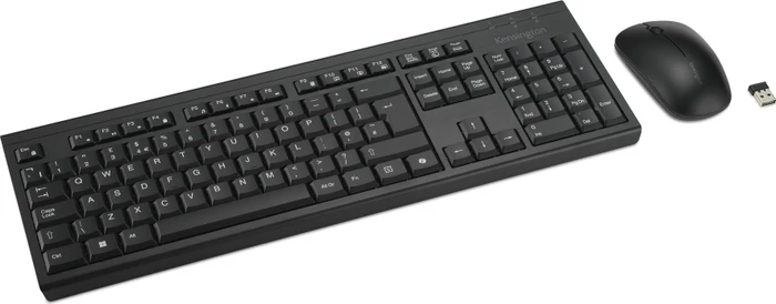 Kensington KM270 EQ Rechargeable Desktop Set, Wireless Tastatur und Maus, USB, UK