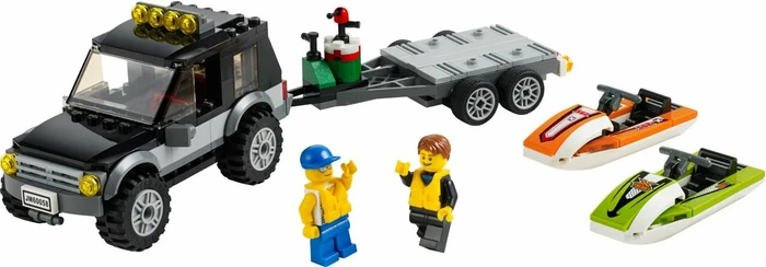 LEGO City Starke Fahrzeuge - Geländewagen mit Wasserfahrzeugen