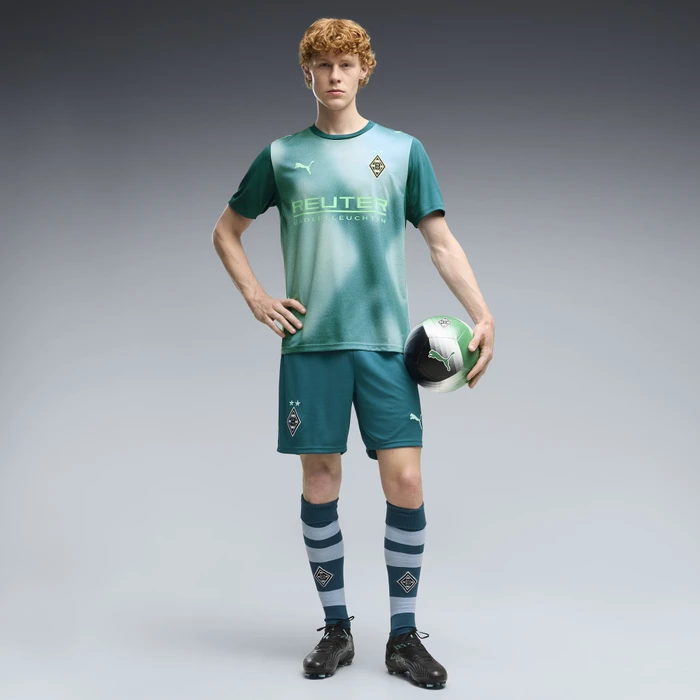 Puma Borussia Mönchengladbach 2026/2027 Heimshorts cold green/seafoam (Herren)