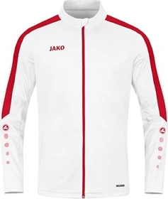 Jako Power Polyester Trainingsjacke weiß/rot