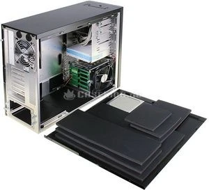 Lian Li PC-9B schwarz, schallgedämmt