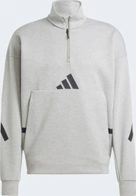 adidas Z.N.E. Quarter-Zip Sweatshirt medium grey heather (Herren)