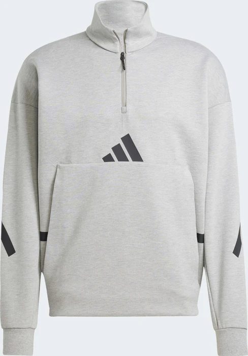 adidas Z.N.E. Quarter-Zip Sweatshirt medium grey heather (Herren)