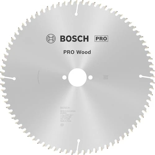 Bosch Professional Optiline Wood Kreissägeblatt 80Z, 250x3.2x30mm, 1 Stück