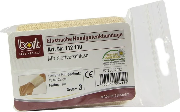 Bort Medical Handgelenkbandage mit Klettverschluss, 1 Stück