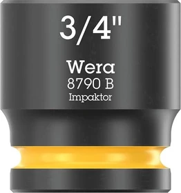 Wera 8790 B Impaktor Außensechskant Steckschlüssel 3/8" zöllig, 3/4"x30mm