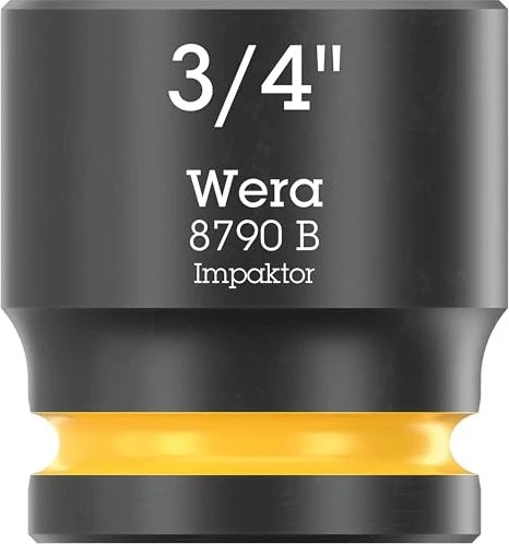 Wera 8790 B Impaktor Außensechskant Steckschlüssel 3/8" zöllig, 3/4"x30mm