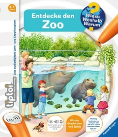 Ravensburger tiptoi Buch: Wieso? Weshalb? Warum? 20: Entdecke den Zoo