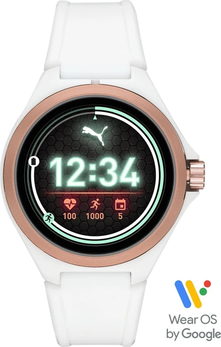 Puma Smartwatch weiß/rosegold