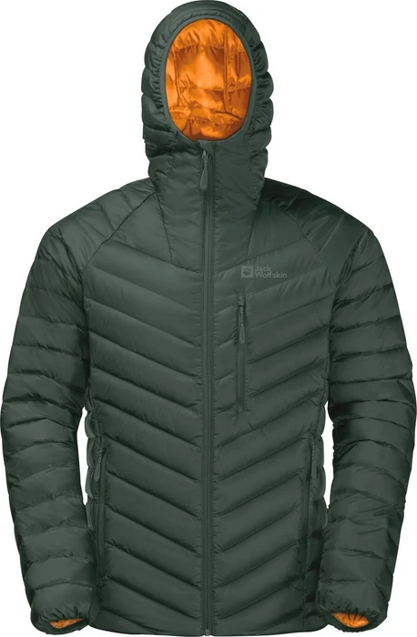 Jack Wolfskin Passamani Down Hoody Funktionsjacke black olive (Herren)