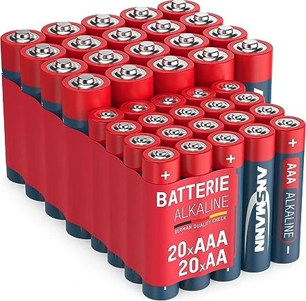 Ansmann Alkaline 20x Mignon AA + 20x Micro AAA, 40er-Pack