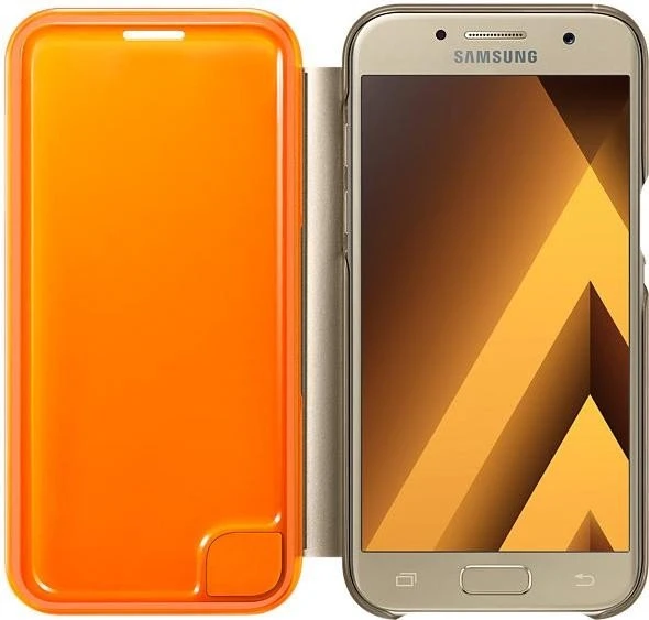 Samsung Neon Flip Cover für Galaxy A3 (2017) gold