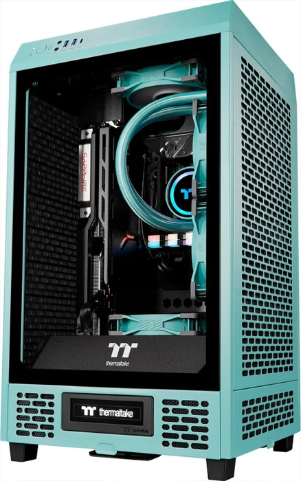Thermaltake Toughline T200A, türkis, Ryzen 7 7800X3D, 32GB RAM, 1TB SSD, Radeon RX 7900 XT