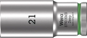 Wera 8790 HMB Deep Außensechskant Steckschlüssel 3/8", 21x64mm