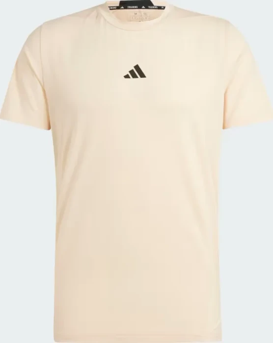 adidas Designed For Training Workout Funktionsshirt kurzarm crystal sand