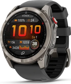 Garmin Fenix 8 Pro 51mm AMOLED titanium/black silicone