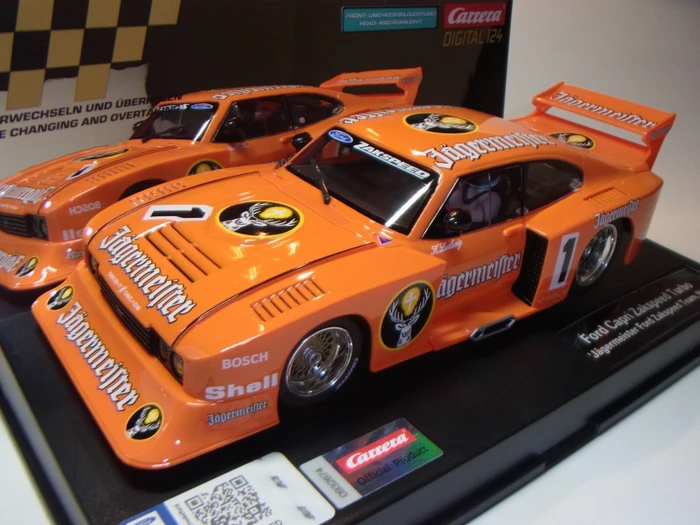 Carrera Digital 124 Ford Capri Zakspeed Turbo Jägermeister Racing Team, No.1