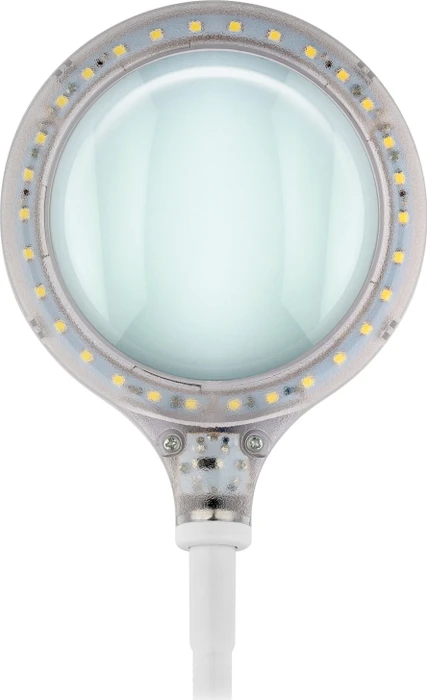 Wentronic Goobay LED-Stand-/Klemm-Lupenleuchte, 6W, 1.75x, 3 Dioptrien weiß
