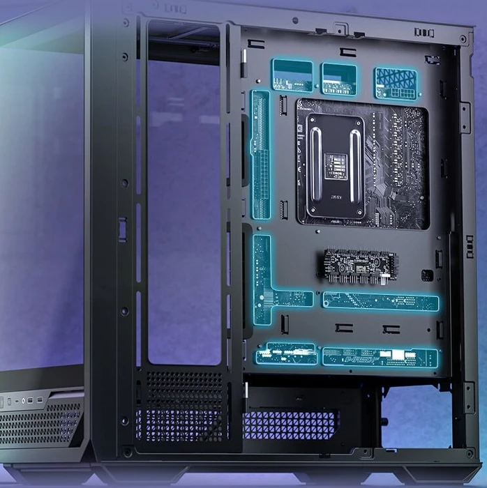 Antec C7 Black ARGB, Glasfenster
