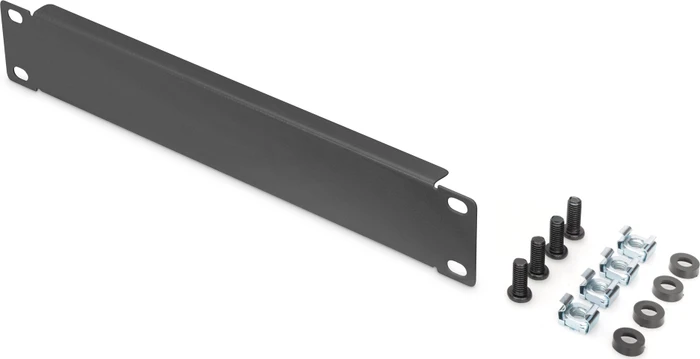 Digitus 10" Blindblende, RAL 9005, 1HE
