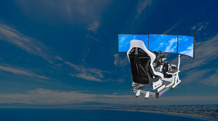 Thermaltake Flight Simulator Cockpit GF500, weiß