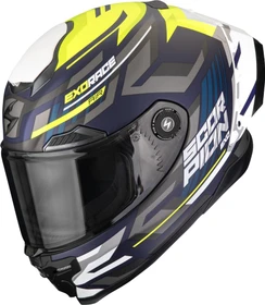 Scorpion EXO-Race Air Kobra matt blau/gelb/grau/weiß