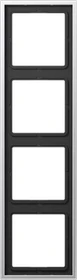 Jung Serie LS 990 Rahmen 4-fach, aluminium