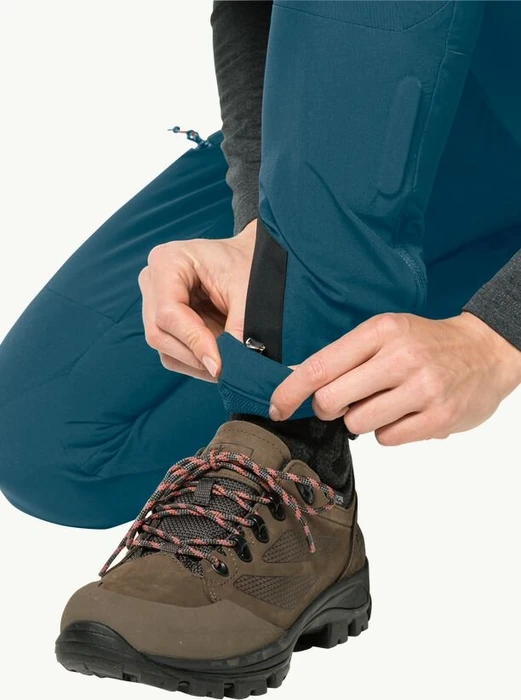 Jack Wolfskin Salmaser Hose lang blue coral (Damen)