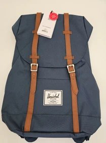 Herschel Retreat navy/tan synthetic leather