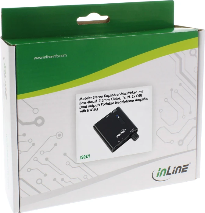 InLine Mobiler Stereo Kopfhörer-Verstärker (33057I) – Bild 4 von 4