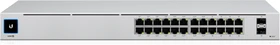 Ubiquiti UniFiSwitch 24 Rackmount Gigabit Managed Switch, 24x RJ-45, 2x SFP, 95W PoE+