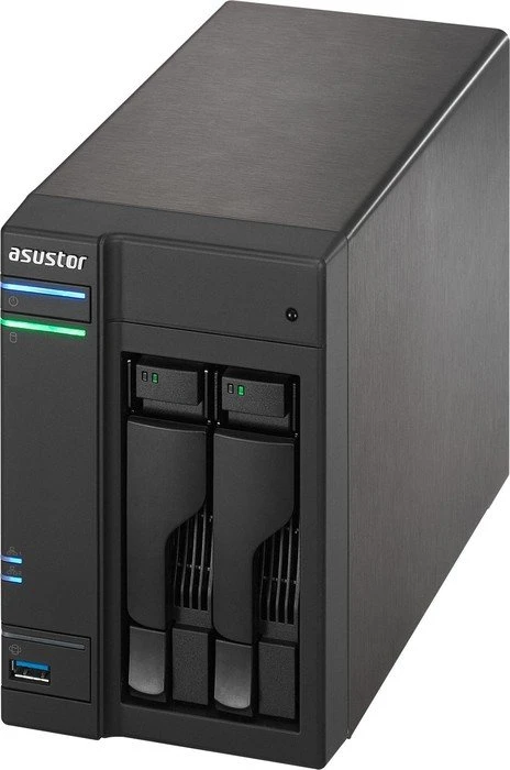 Asustor AS6102T, 2GB RAM, 2x RJ-45 1000Base-T, 3x USB-A 3.0