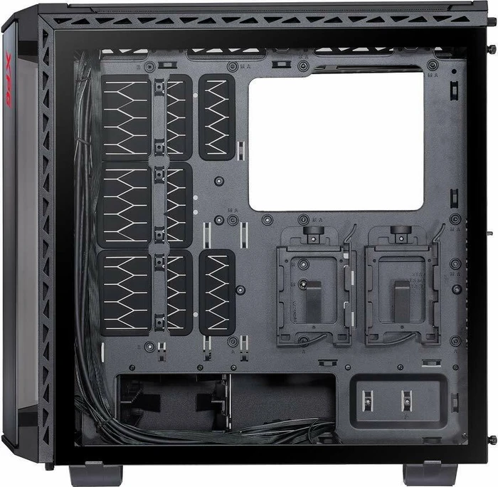 ADATA XPG Battlecruiser, schwarz, Glasfenster
