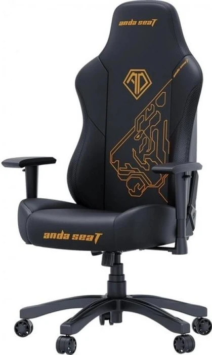 Anda Seat Phantom 3 L Gamingstuhl, Tiger Edition schwarz/Logo gold
