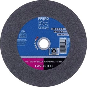 Pferd 100 T 600-8.0 ZIRKON R SGP HD CAST+STEEL/60.0 Trennscheibe, 600x8x60mm, 5 Stück