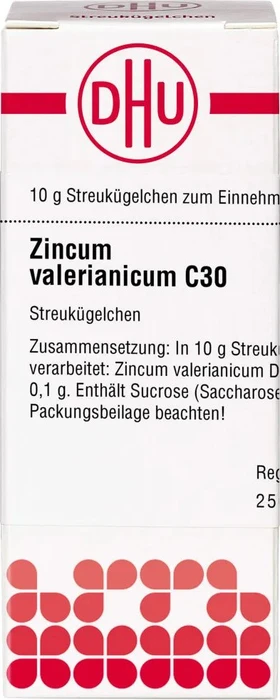 DHU Zincum Valerianicum C30 Globuli, 10g