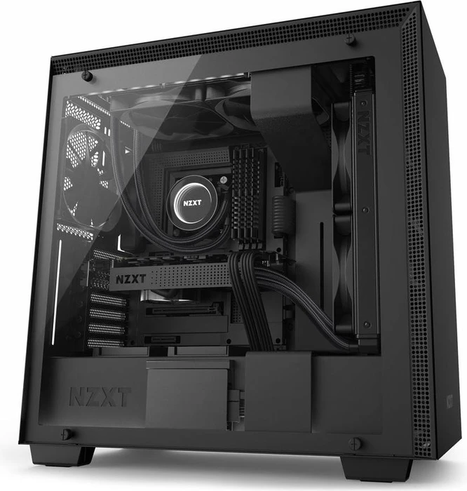 NZXT H700i schwarz, Glasfenster
