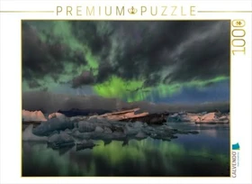 Calvendo Polarlicht über dem Jökulsarlon