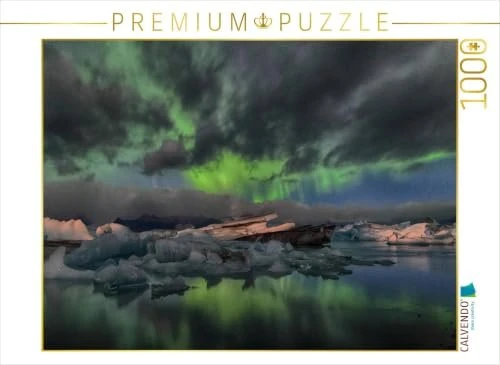 Calvendo Polarlicht über dem Jökulsarlon