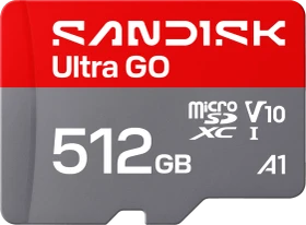 SanDisk Ultra GO R190 512GB, UHS-I U1, A1, Class 10