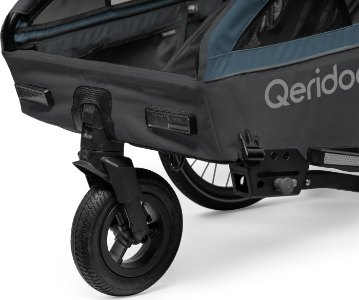 Qeridoo Kidgoo 2 Lite Fahrradanhänger navy blue (Modell 2026)