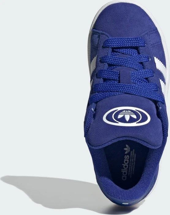 adidas Campus 00s Elastic Laces semi lucid blue/cloud white/gum (Junior)