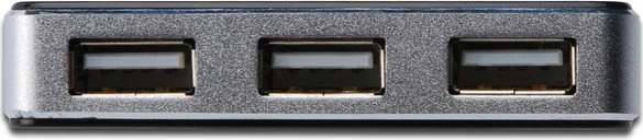 Digitus USB-Hub, 4x USB-A 2.0, USB 2.0 Mini-B [Buchse]
