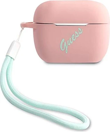 Guess Silicone Cover for Airpods Pro Vintage Pink