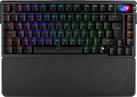 ASUS ROG Azoth Extreme Gaming Keyboard, PBT, hot-swap, ROG NX SNOW, USB/Bluetooth, ND (90MP03MA-BKNA01)
